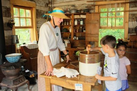 Inside the Log Cabin